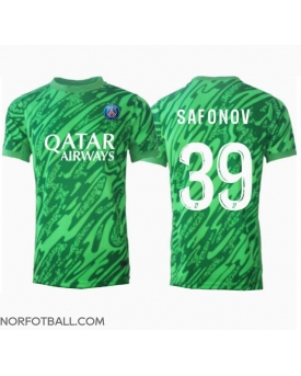 Billige Fotballdrakt Paris Saint-Germain Matvei Safonov #39 Keeper Replika Hjemmedrakt 2024-25 Kortermet